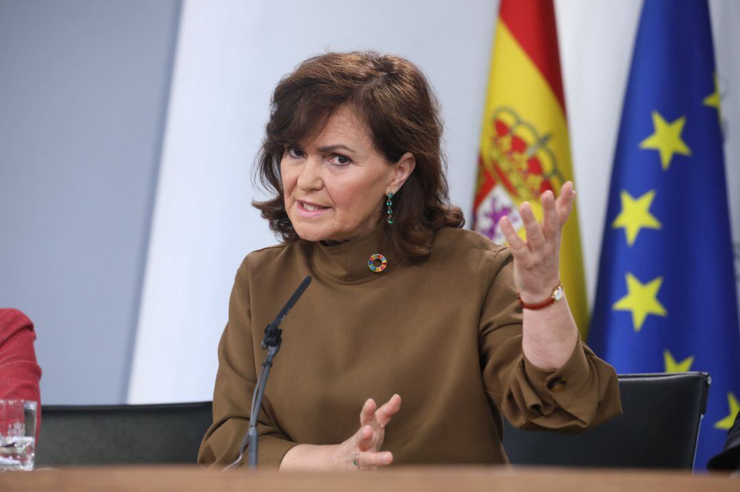 Carmen Calvo vicepresidenta del Gobierno