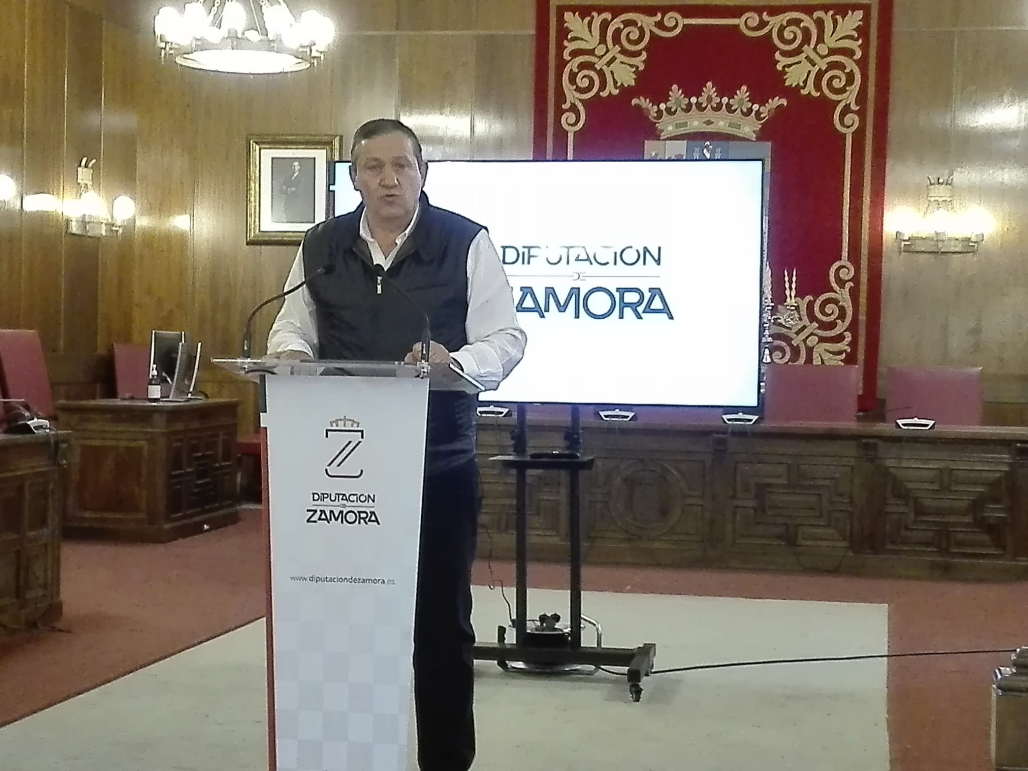 Javier Faúndez, presidente de la Diputación de Zamora