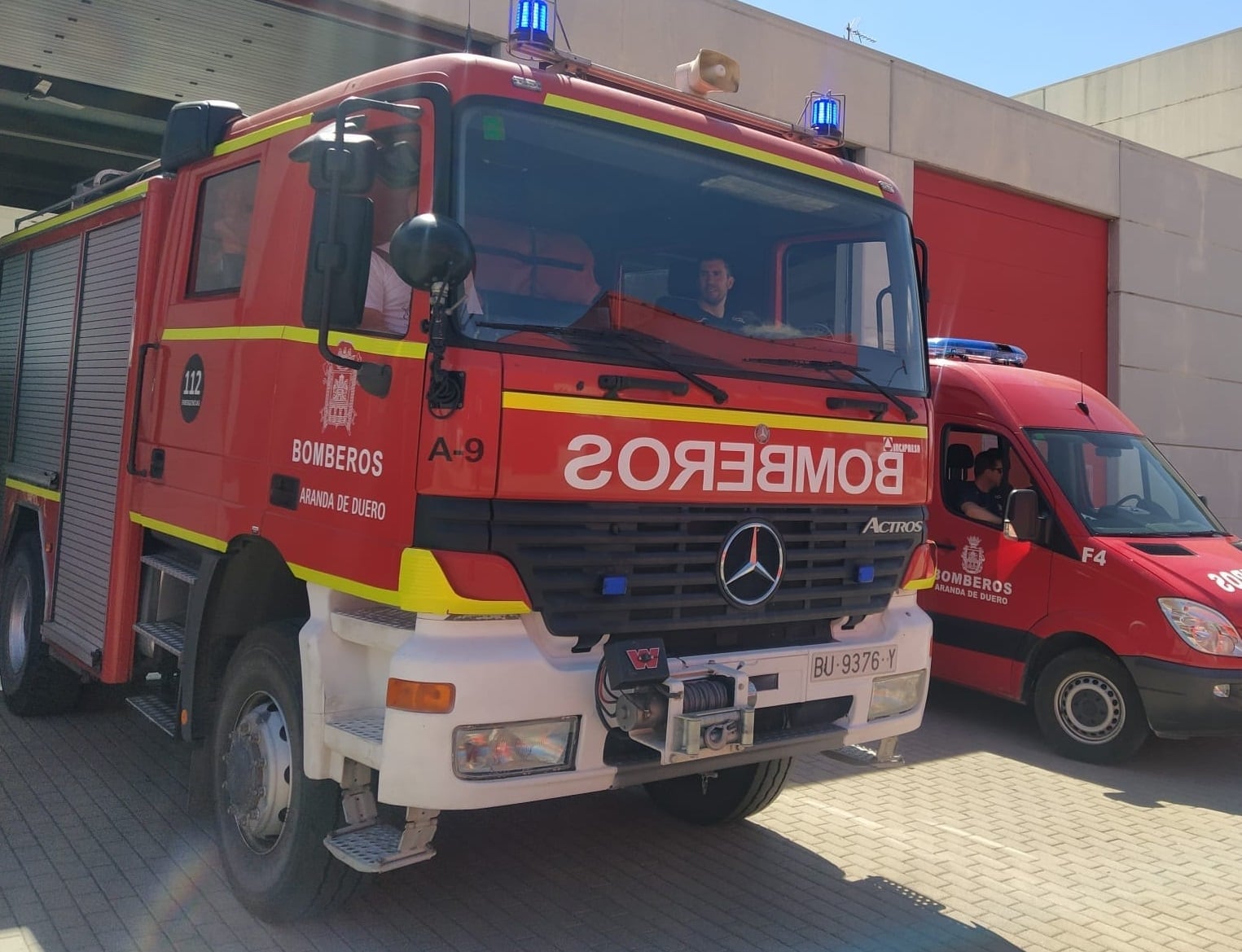 El parque de bomberos de Aranda data de 2006