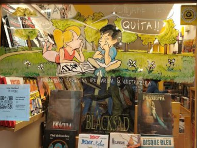 6ª ilustración del cuento La Reina de las Nieves, realizada por 'Mintxo' Cemillán en la campaña 'Una Navidad de Cuento.