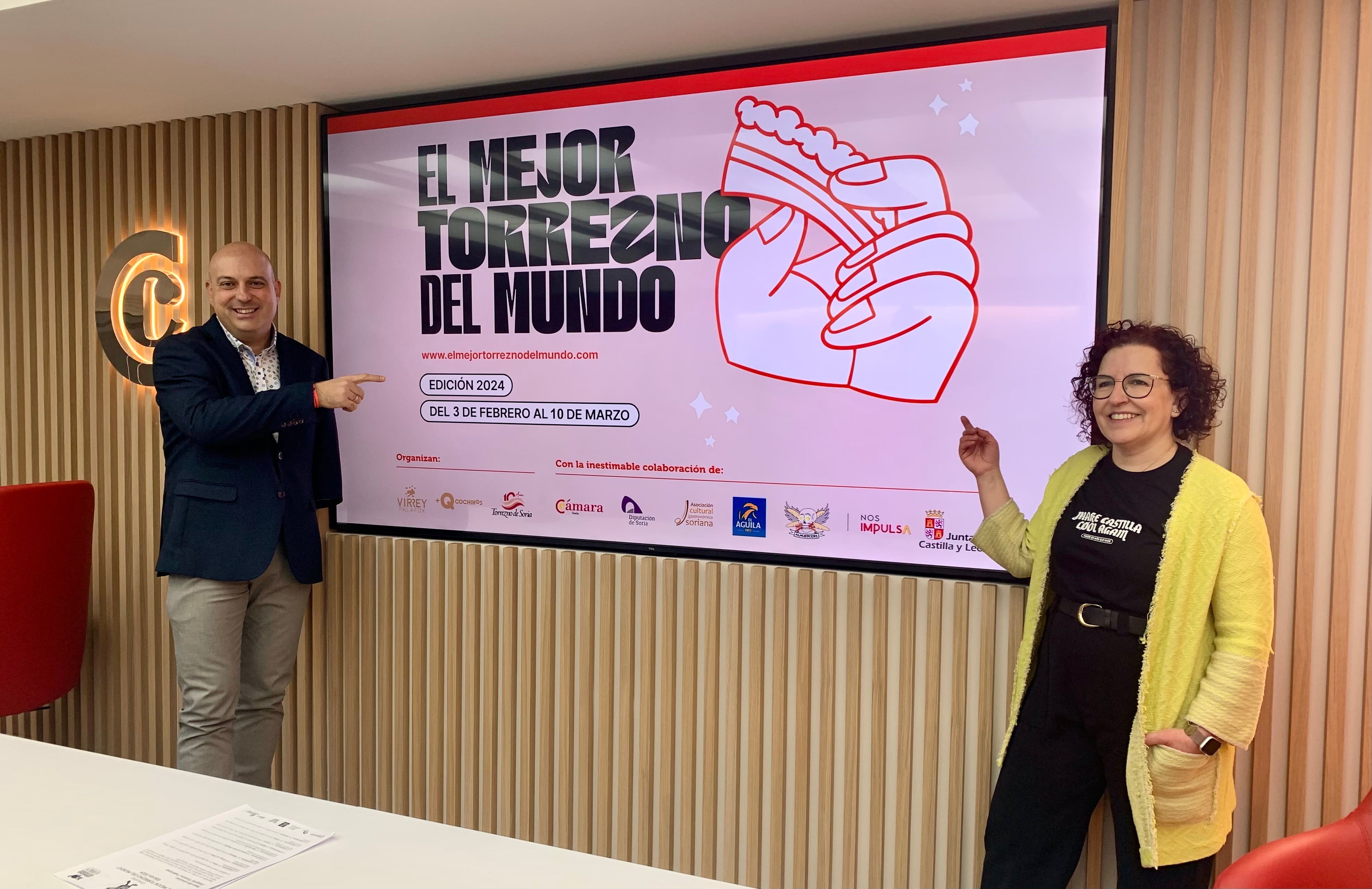 Presentación El Mejor Torrezno del Mundo, con Beatriz Martínez Pascual y Juan José Delgado.