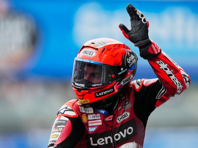 Saludo de Marc Márquez a la afición del GP de España