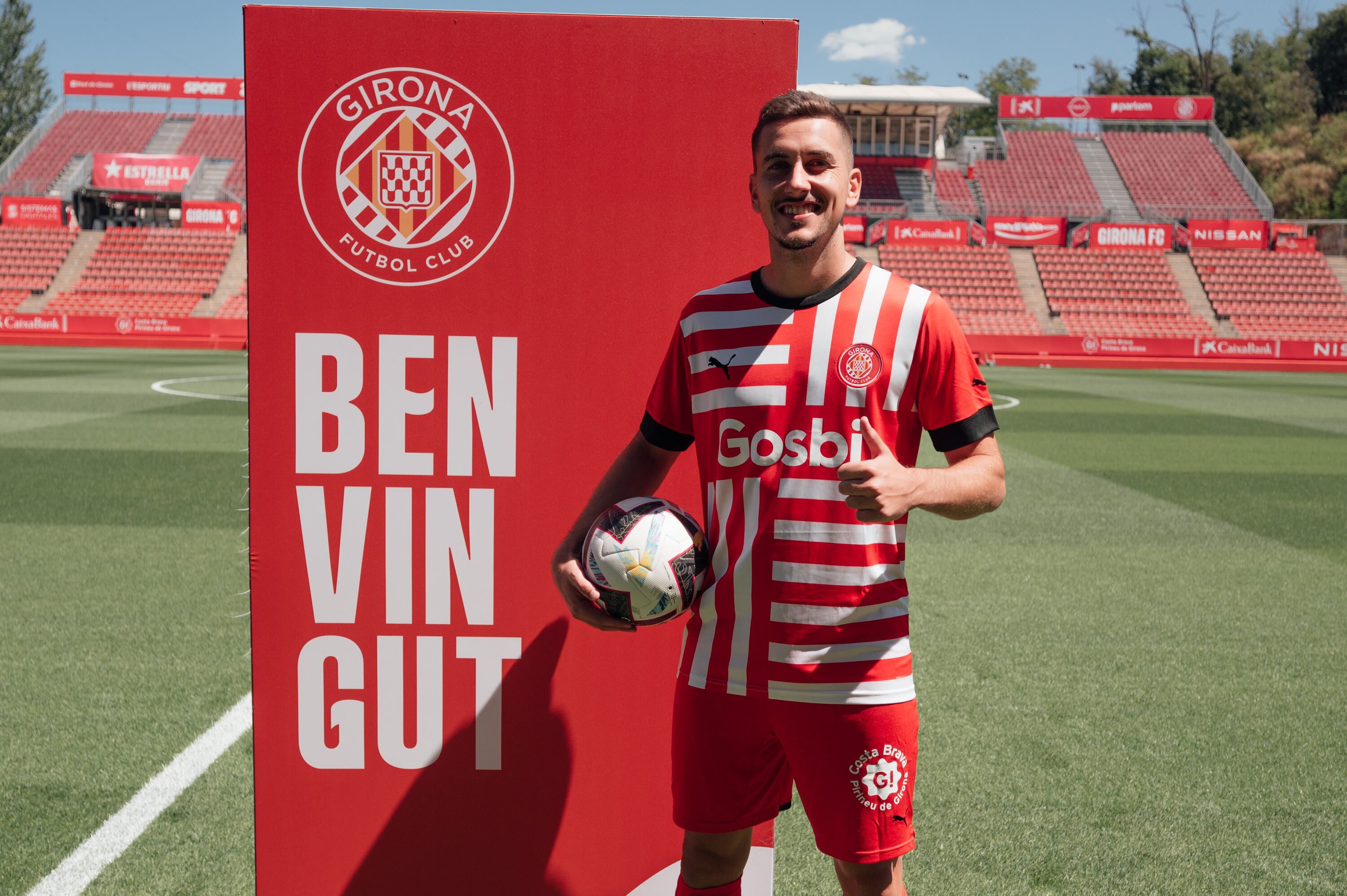 Javi Hernández, presentat a Montilivi