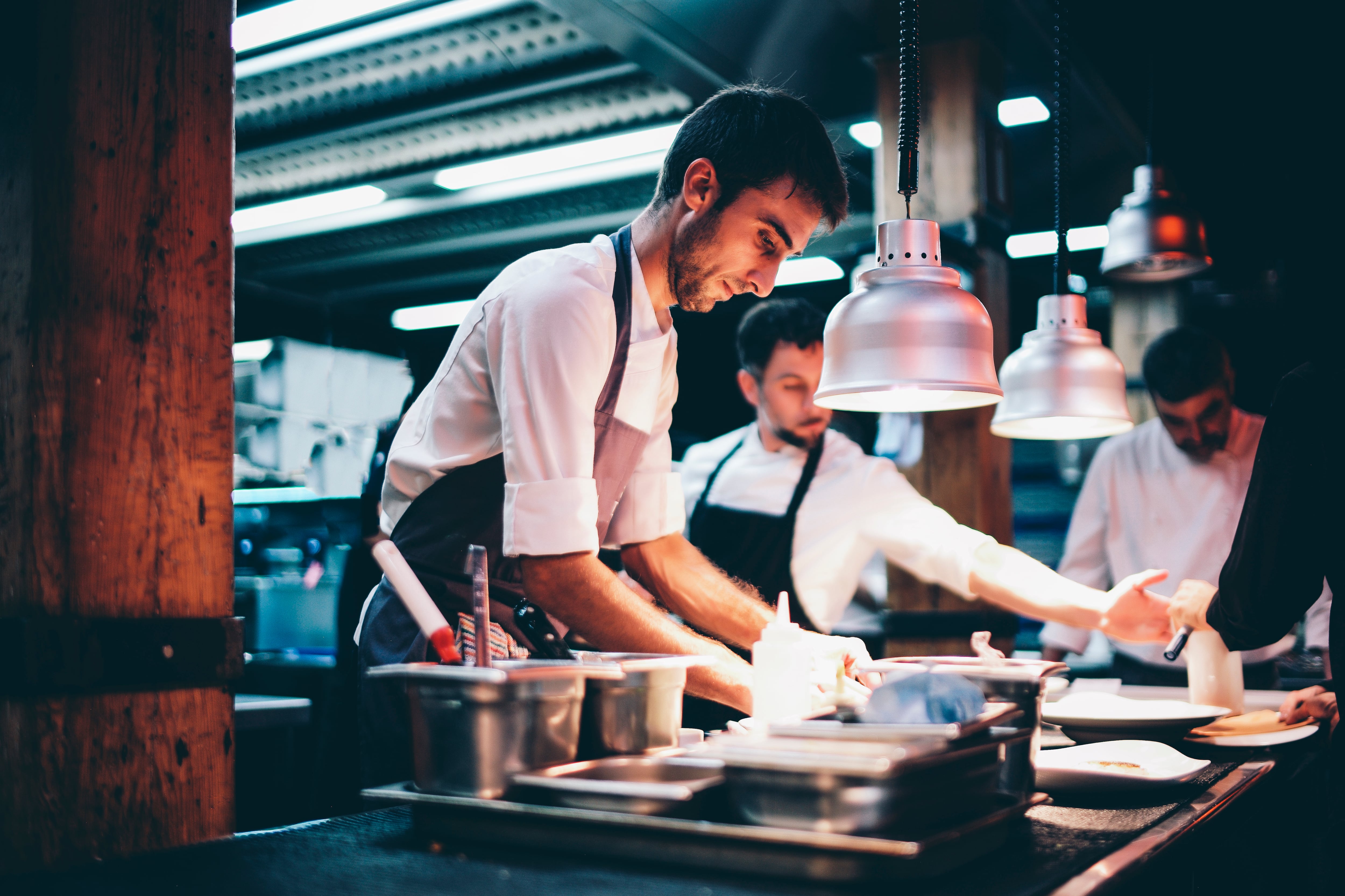 Cocina de un restaurante.