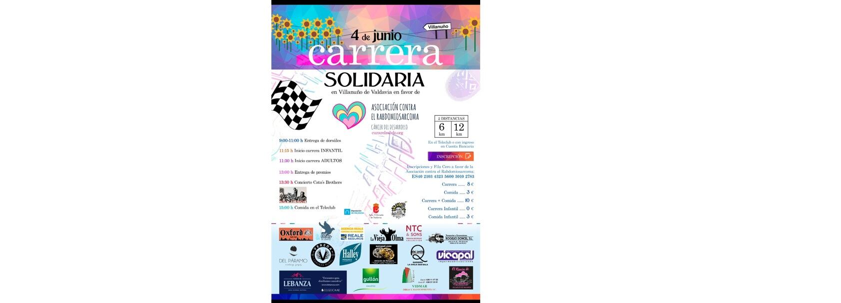 La carrera solidaria se celebrará el próximo 4 de junio