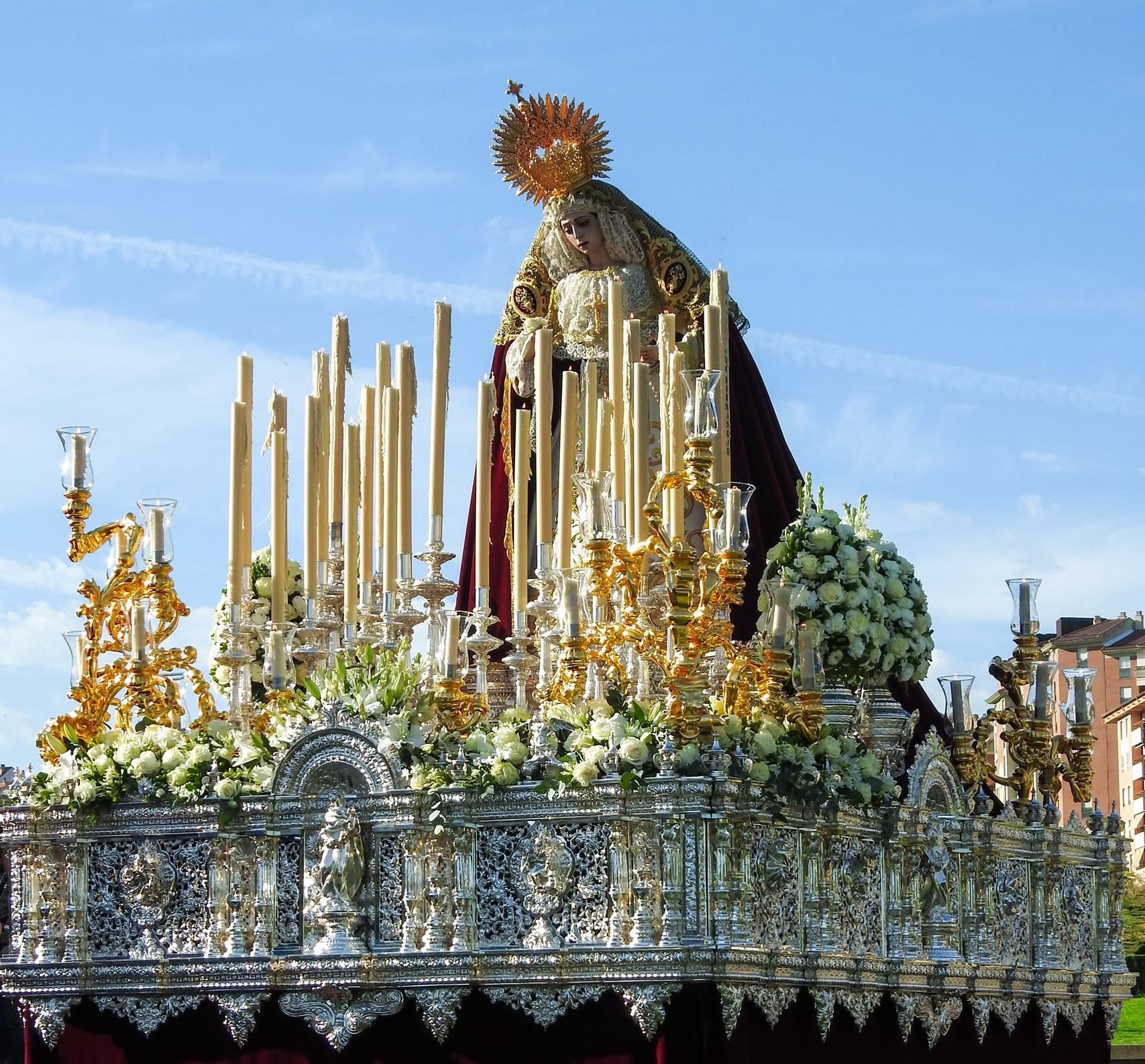 María Santísima de Caridad y Consolación de la Hermandad de la Santa Cena de Jaén.