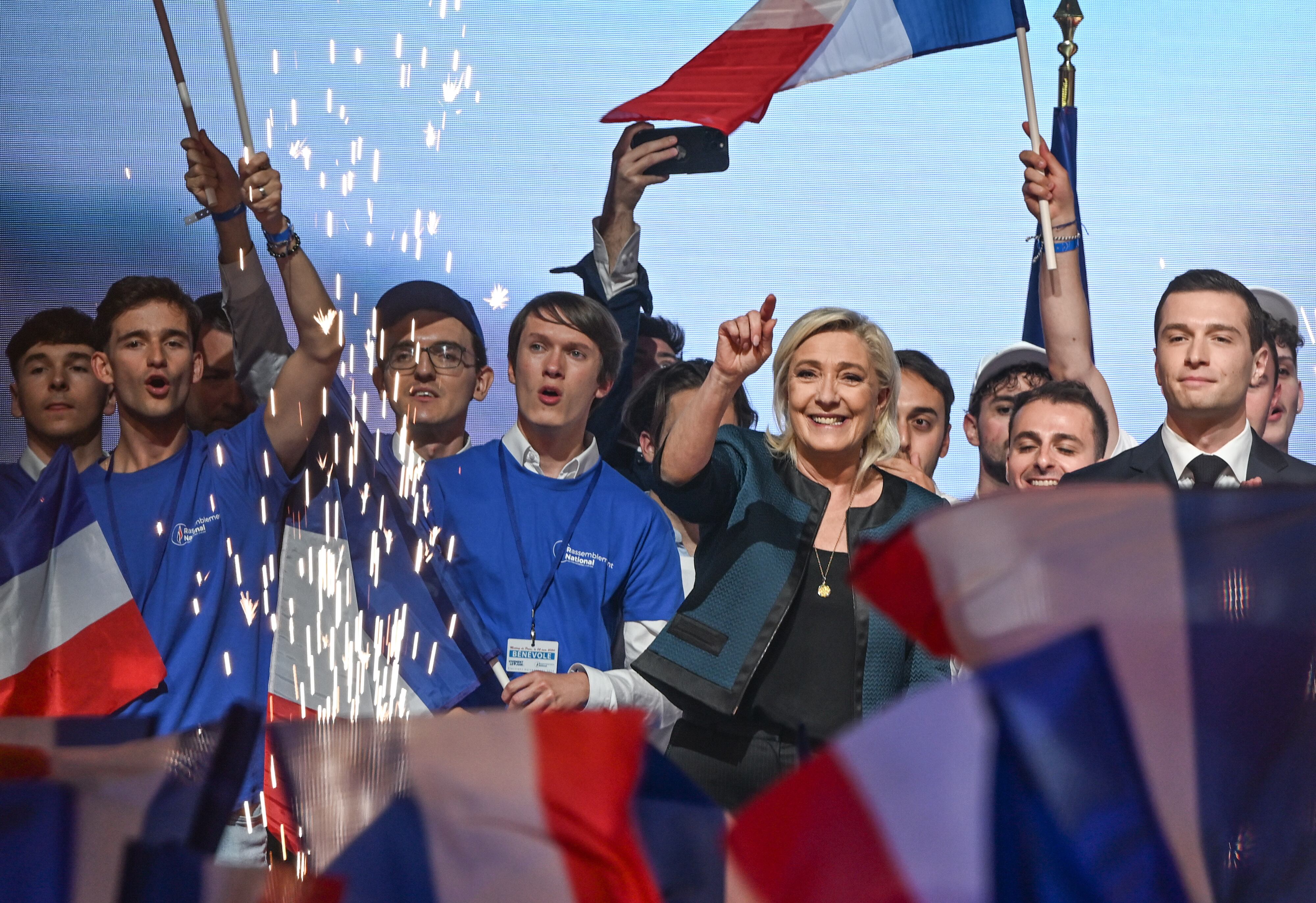 La Agrupación de Marine Le Pen y Jordan Bardella gana la primera vuelta de las elecciones legislativas en Francia.