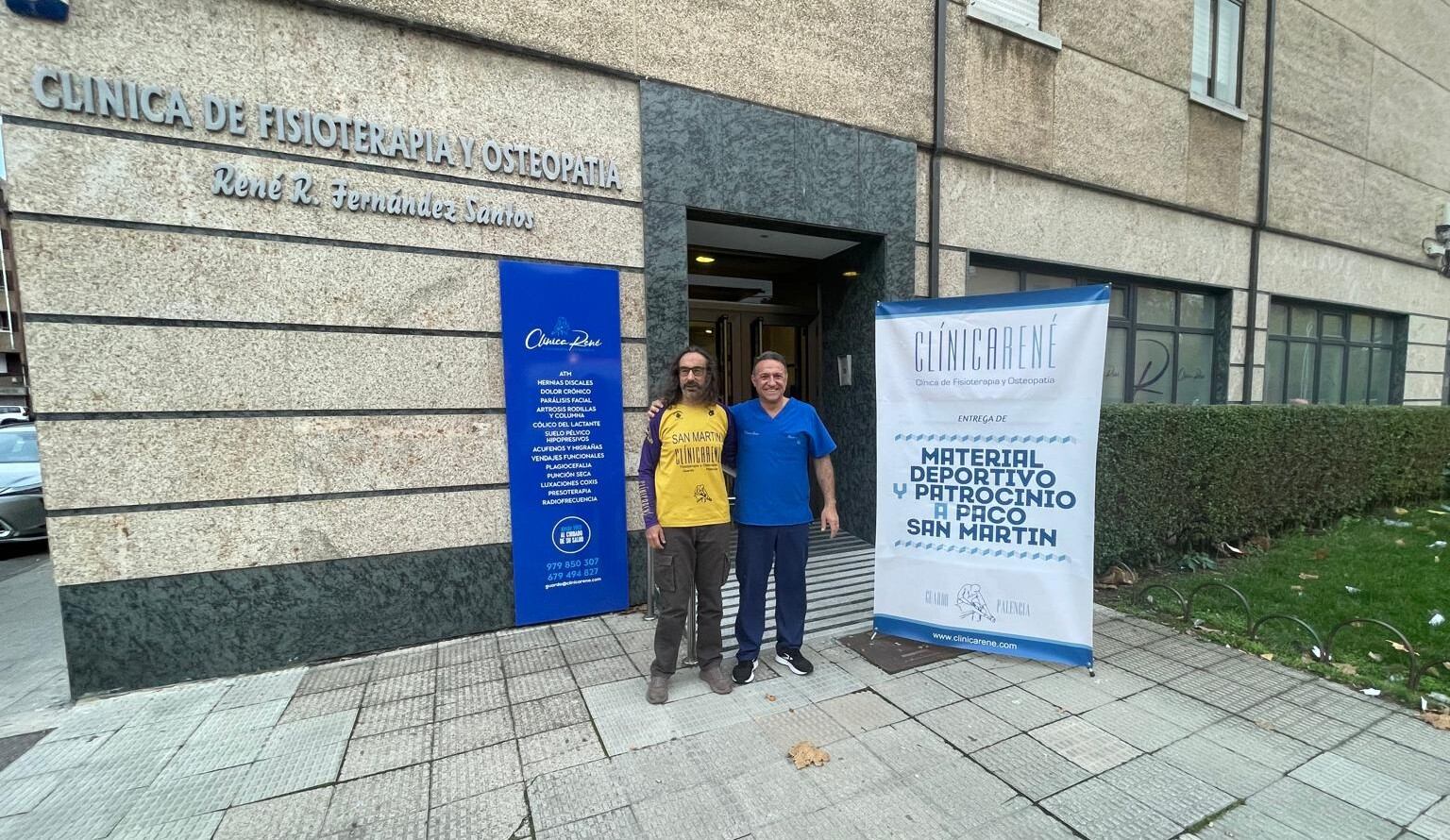 San Martín renueva el patrocinio con ClínicaRene