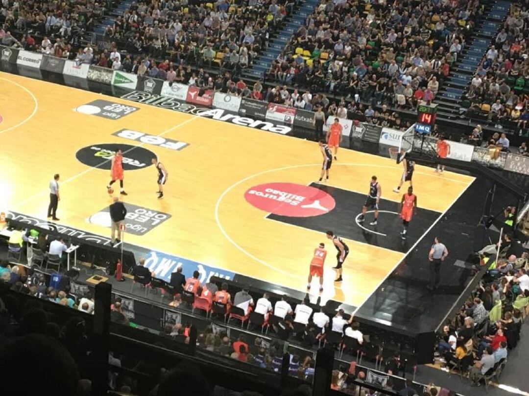 Imagen de un momento del partido