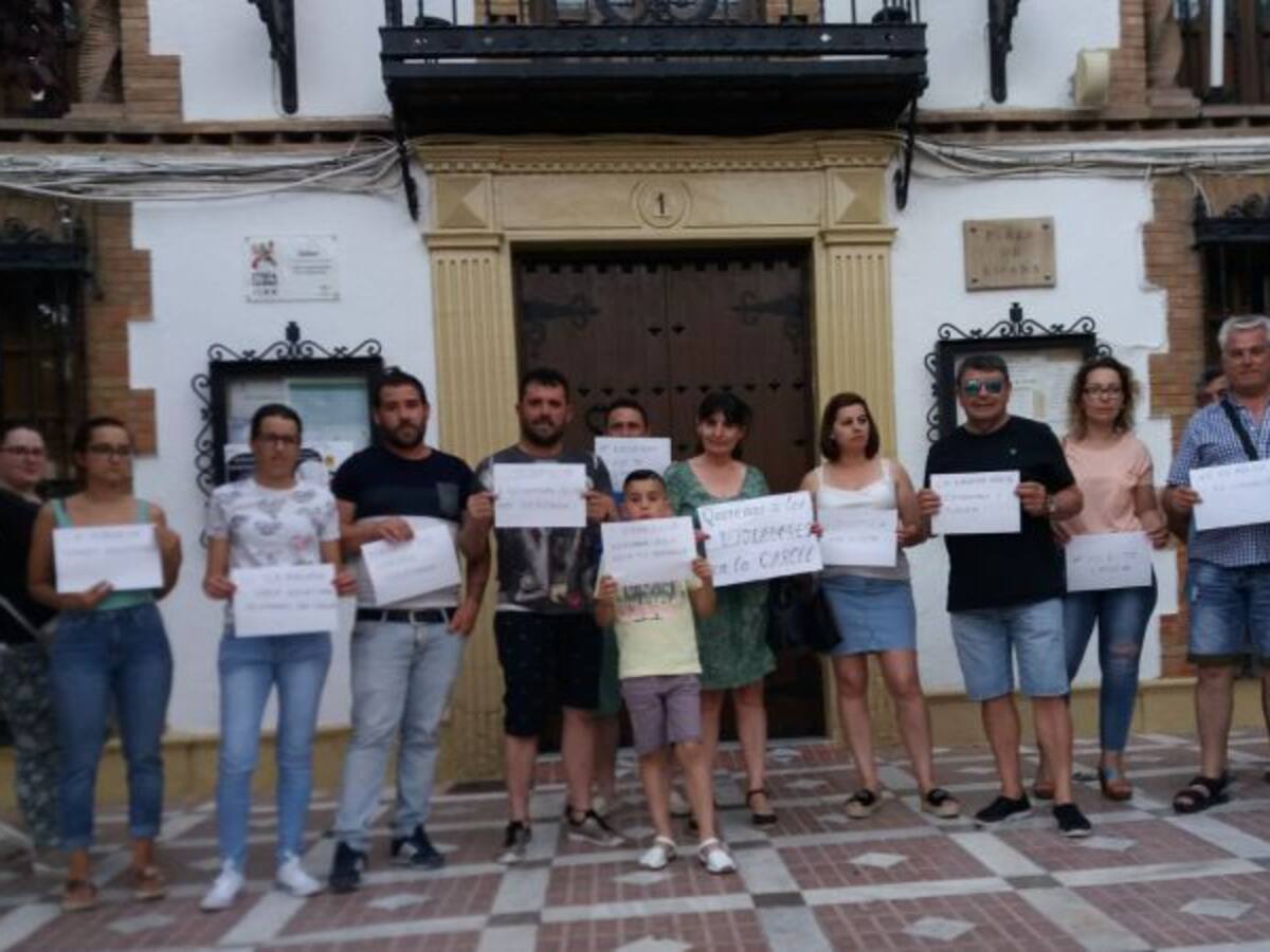 Concentración contra la puesta en libertad de 'La Manada'