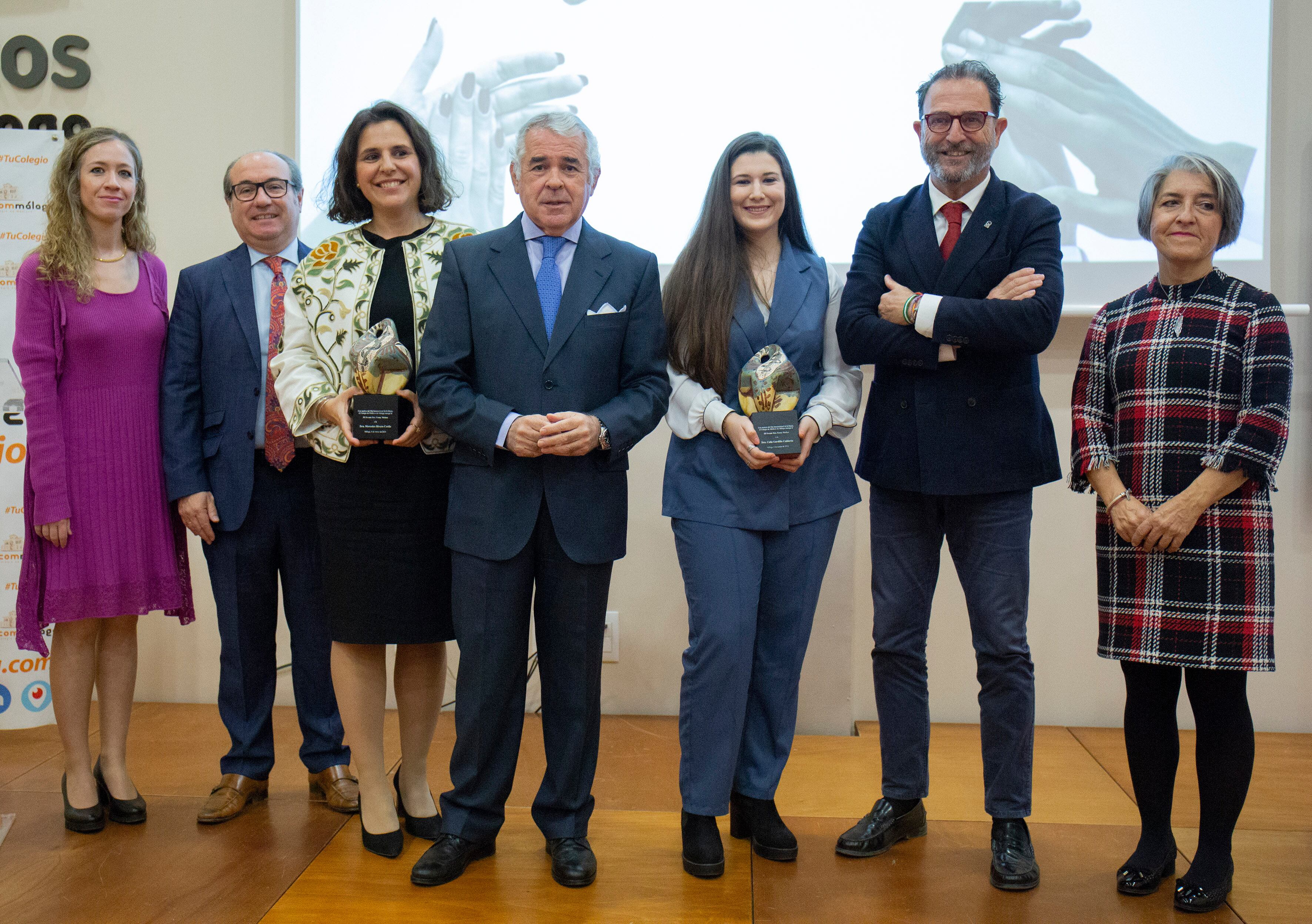 Momento de la entrega de premios