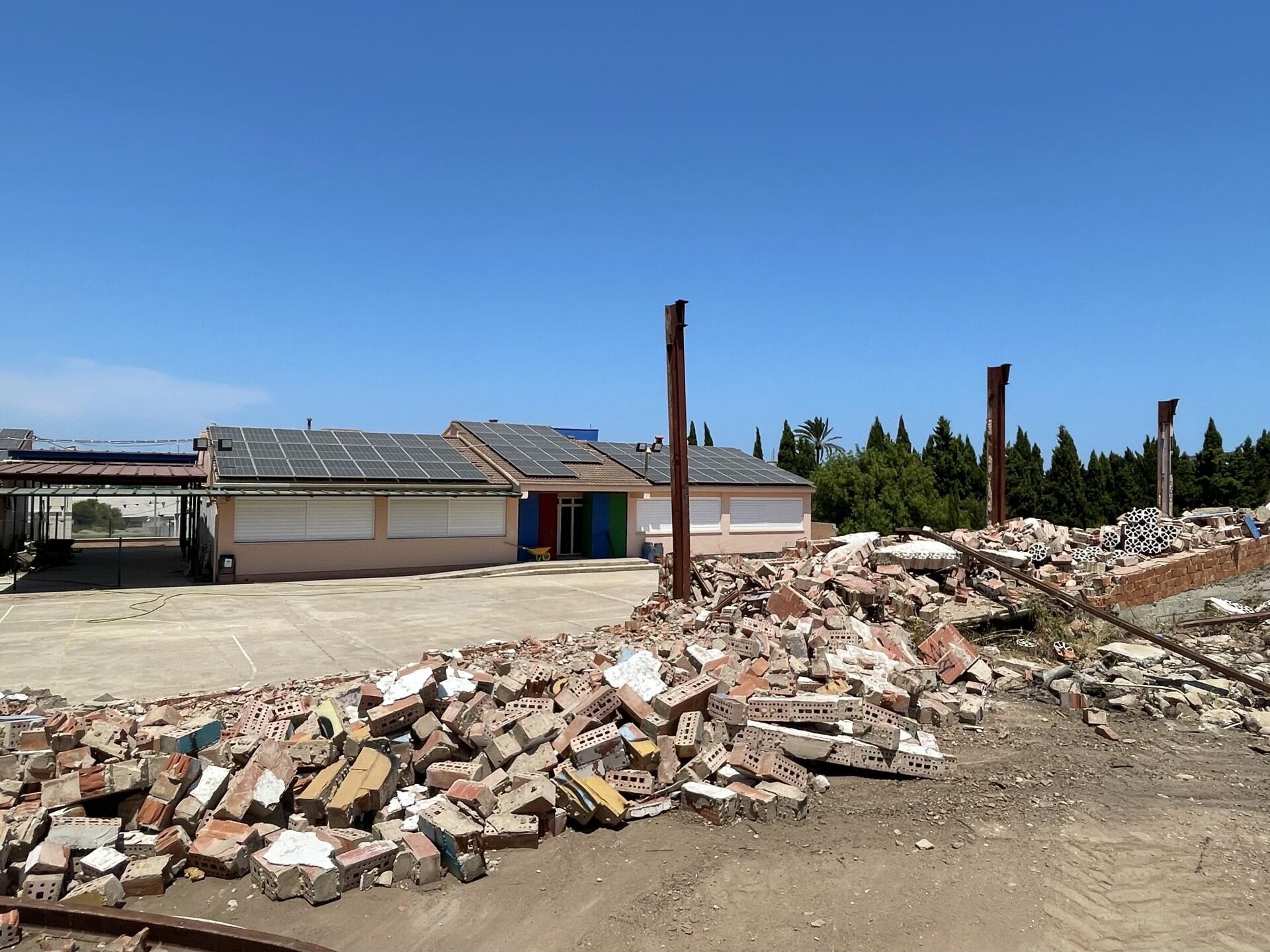 Empiezan las obras de ampliación de la Escuela de Potries