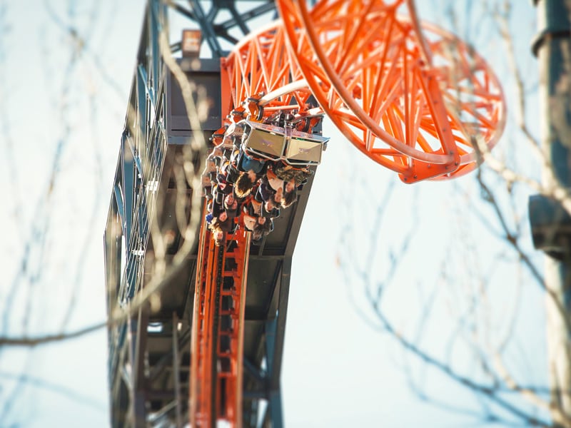 Así es Abismo, una de las atracciones estrellas.