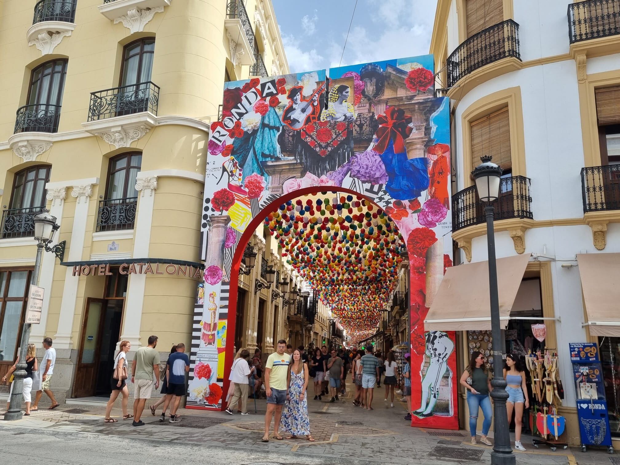 El comienzo de la Carrera Espinel ya da la bienvenida a la feria a rondeños y visitantes