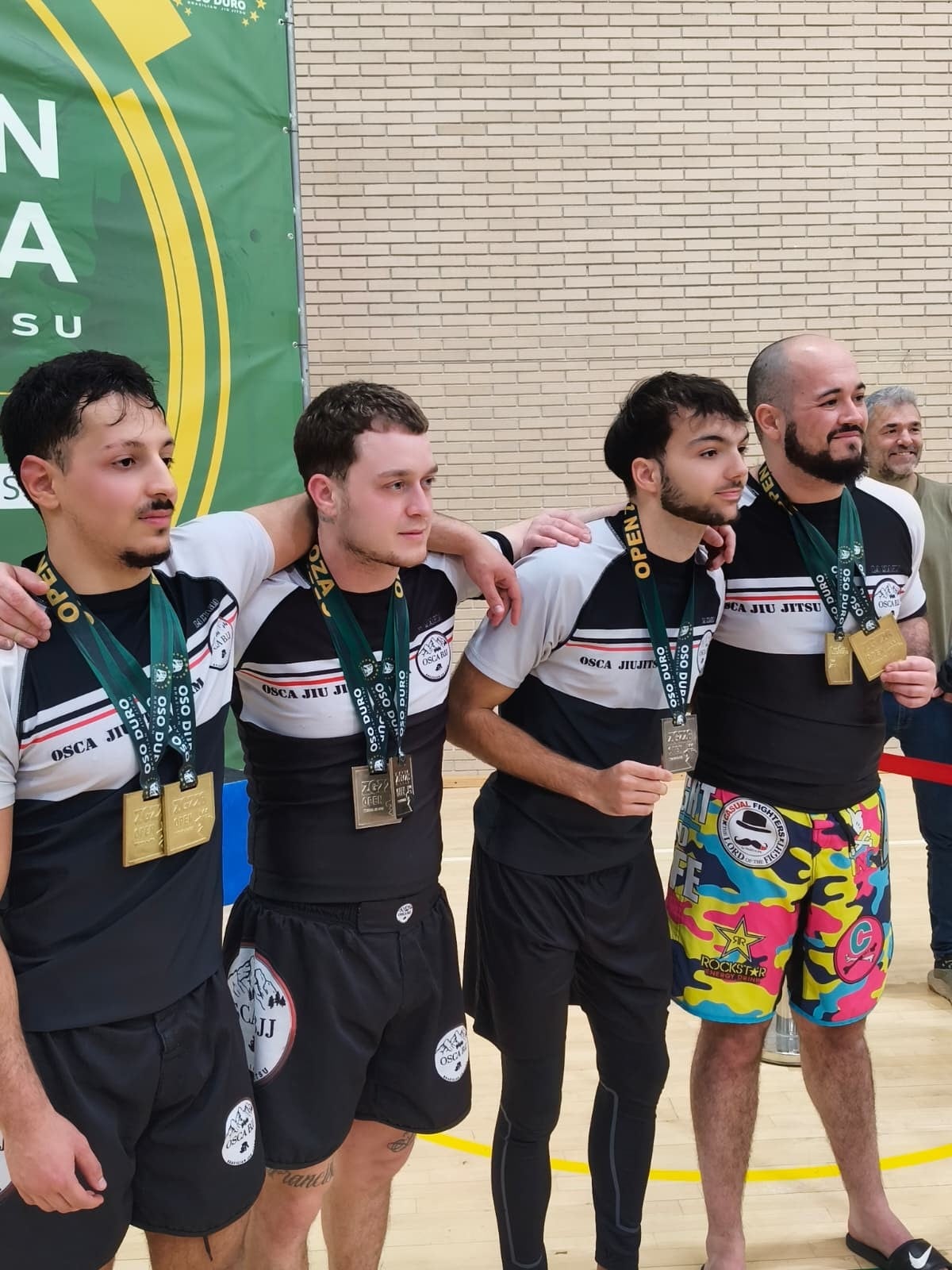 Deportistas de la escuela Osca Bjj