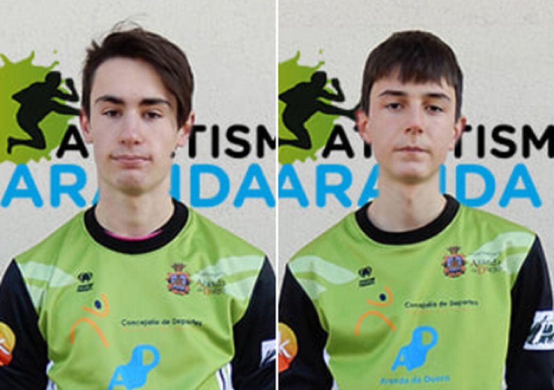 Rubén Martínez (i) David Alejos, participantes en el Nacional Sub-18 de Granollers.