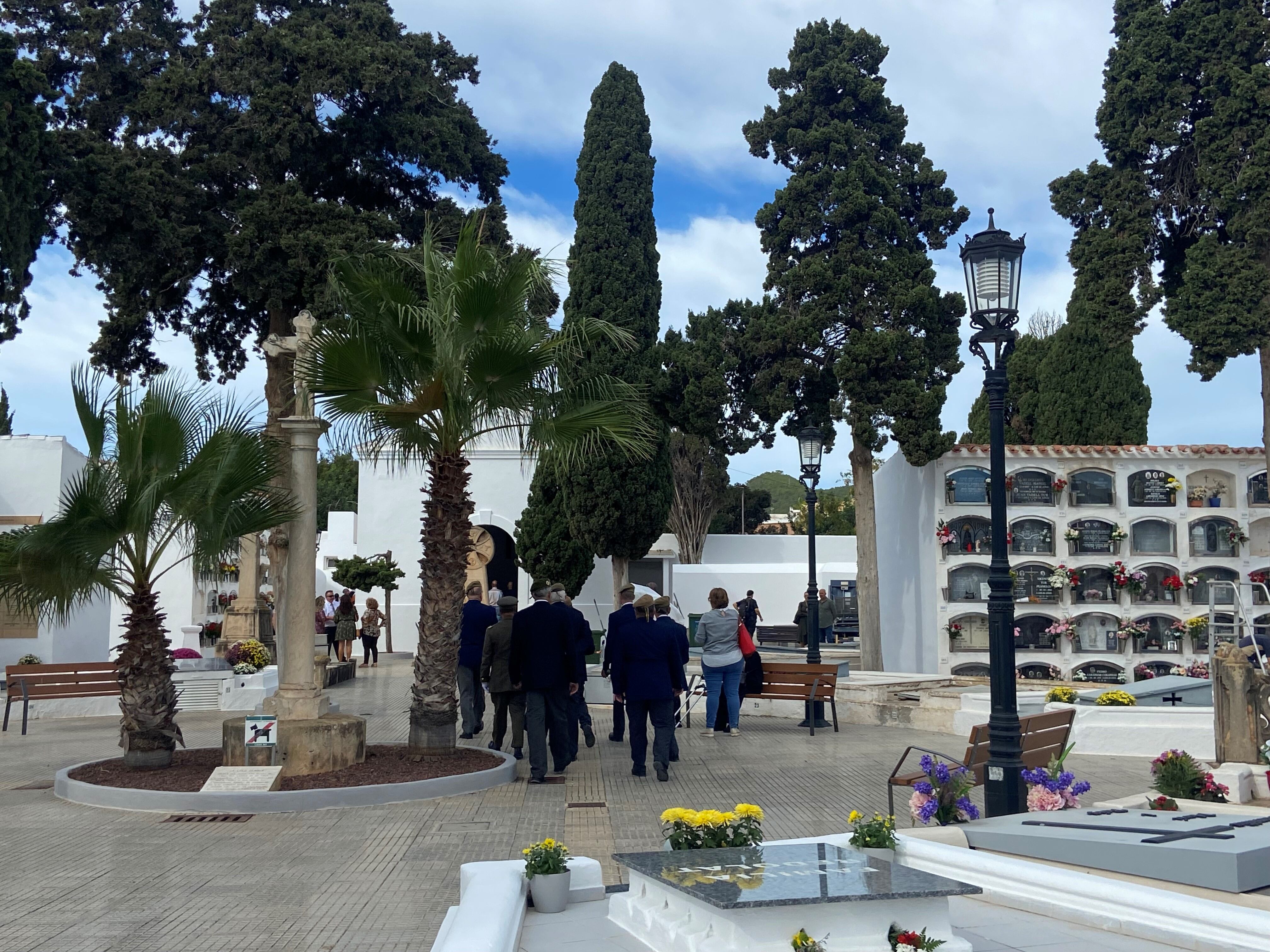 Imagen del cementerio viejo de Ibiza