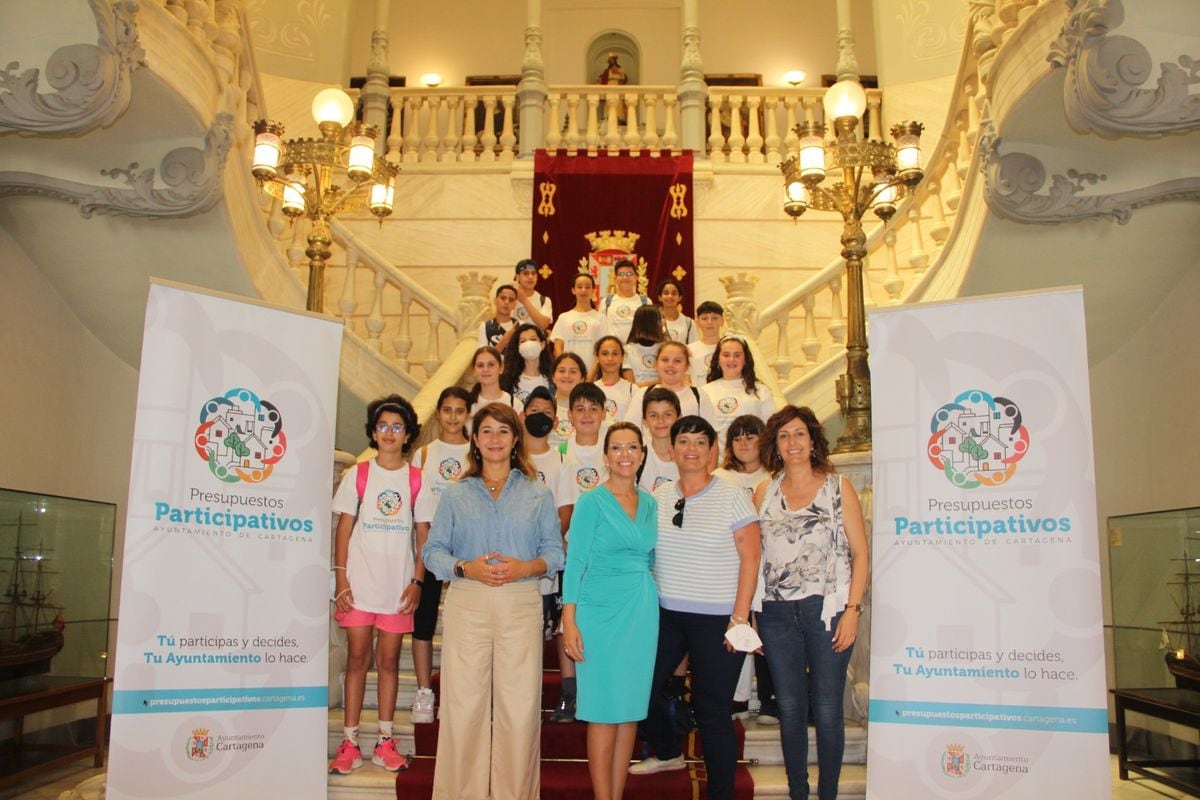 Visitas al Ayuntamiento de colegios que han participado en los Presupuestos Participativos