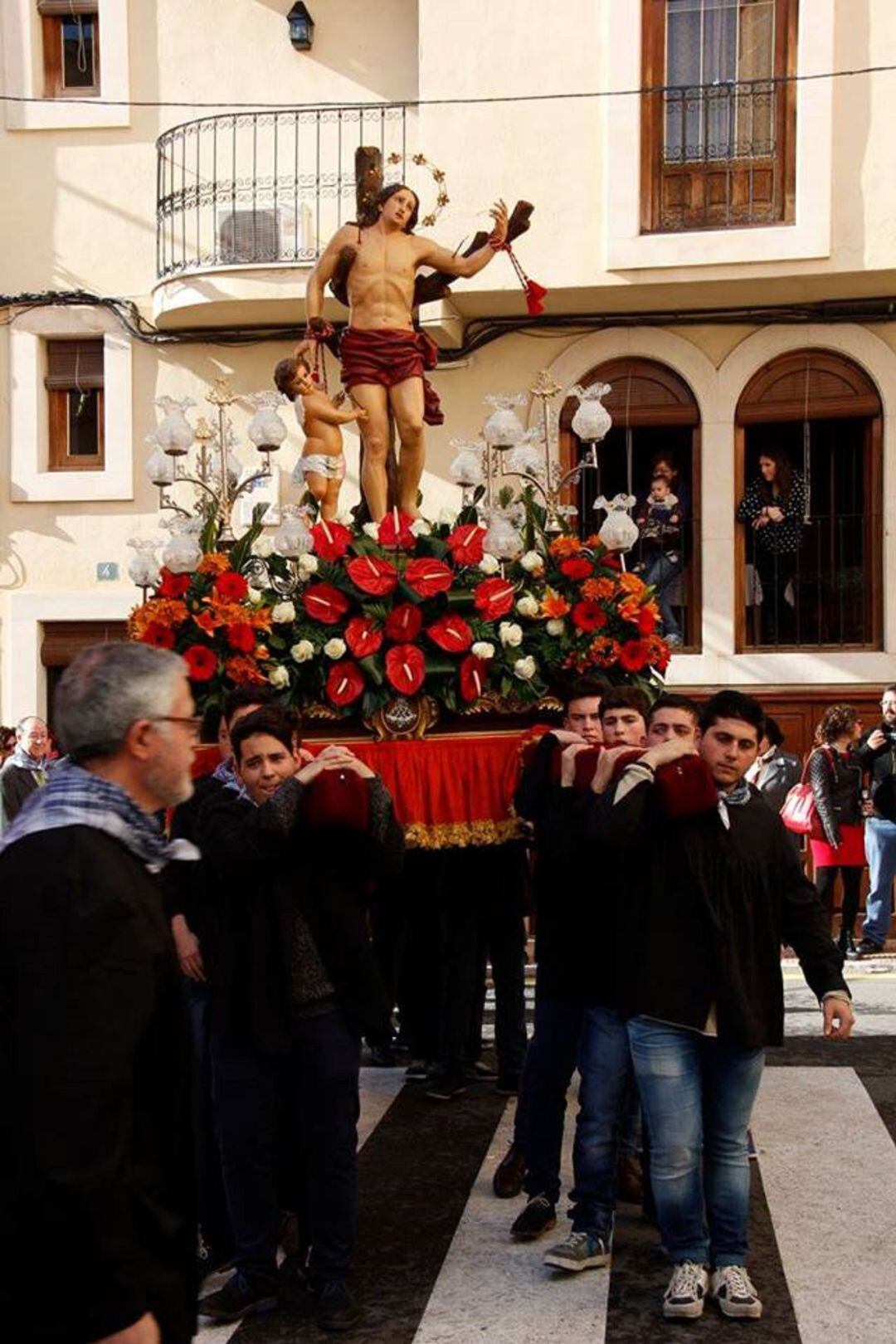 Imagen de San Sebastián en Sax 
