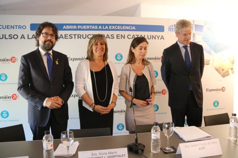 Adif, Generalitat i Ajuntament de l'Hospitalet treballaran plegats per a soterrar les obres.