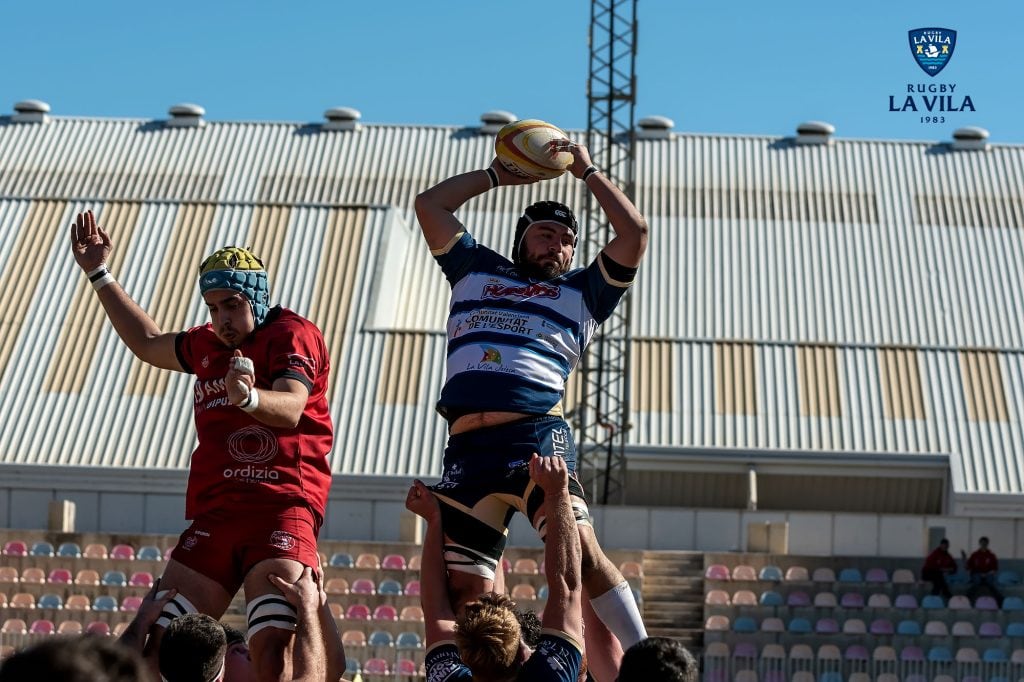 Imagen de archivo de un partido del primer equipo del Club de Rugby La Vila