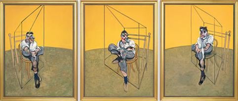 La obra de Francis Bacon, &#039;Tres estudios de Lucien Freud&#039;.