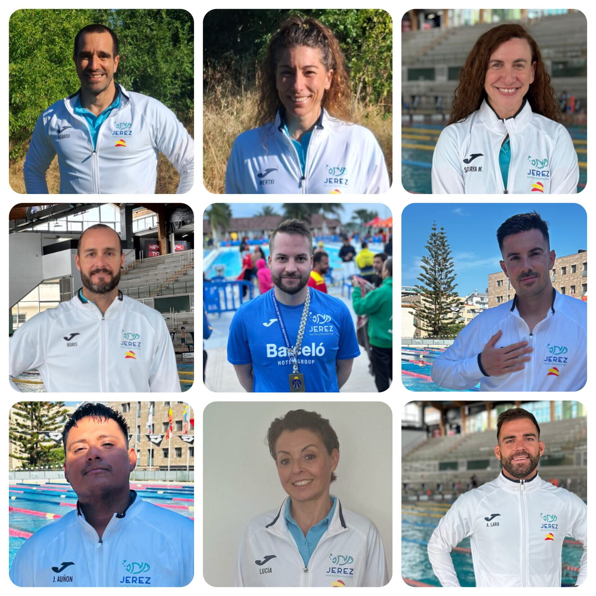 Los nueve nadadores del Jerez Máster que viajan al Mundial de Singapur