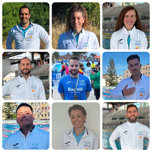 Los nueve nadadores del Jerez Máster que viajan al Mundial de Singapur
