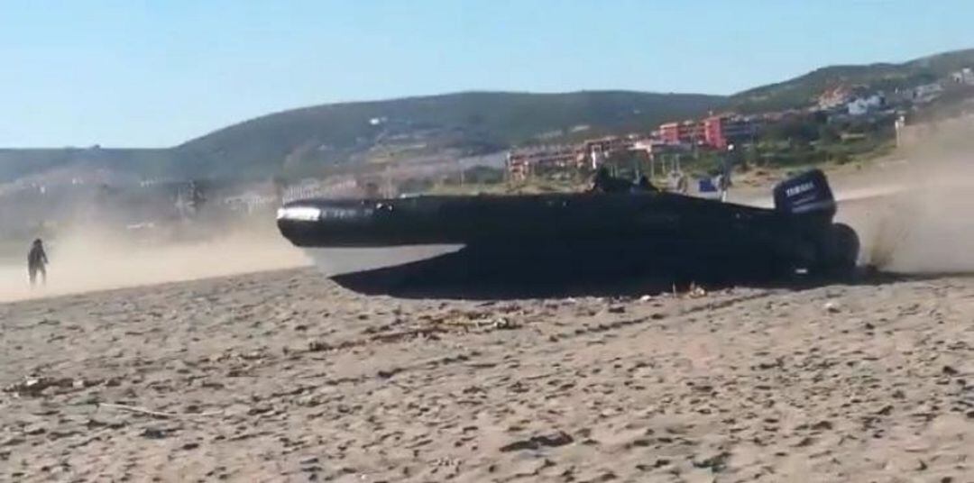 Una lancha intervenida.