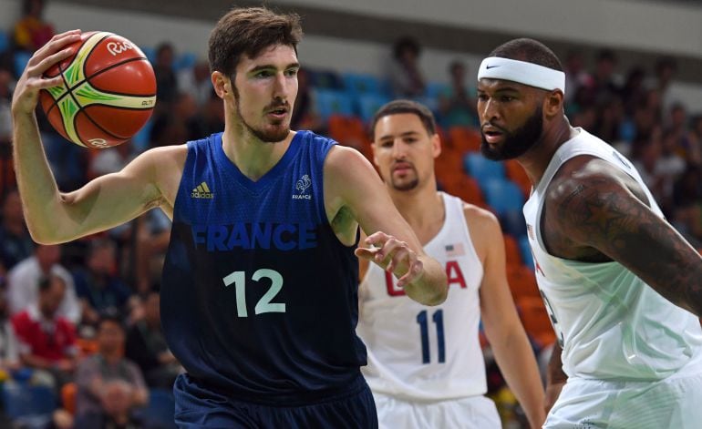 Nando de Colo, en  un partido de los Juegos Olímpicos de Río 2016.