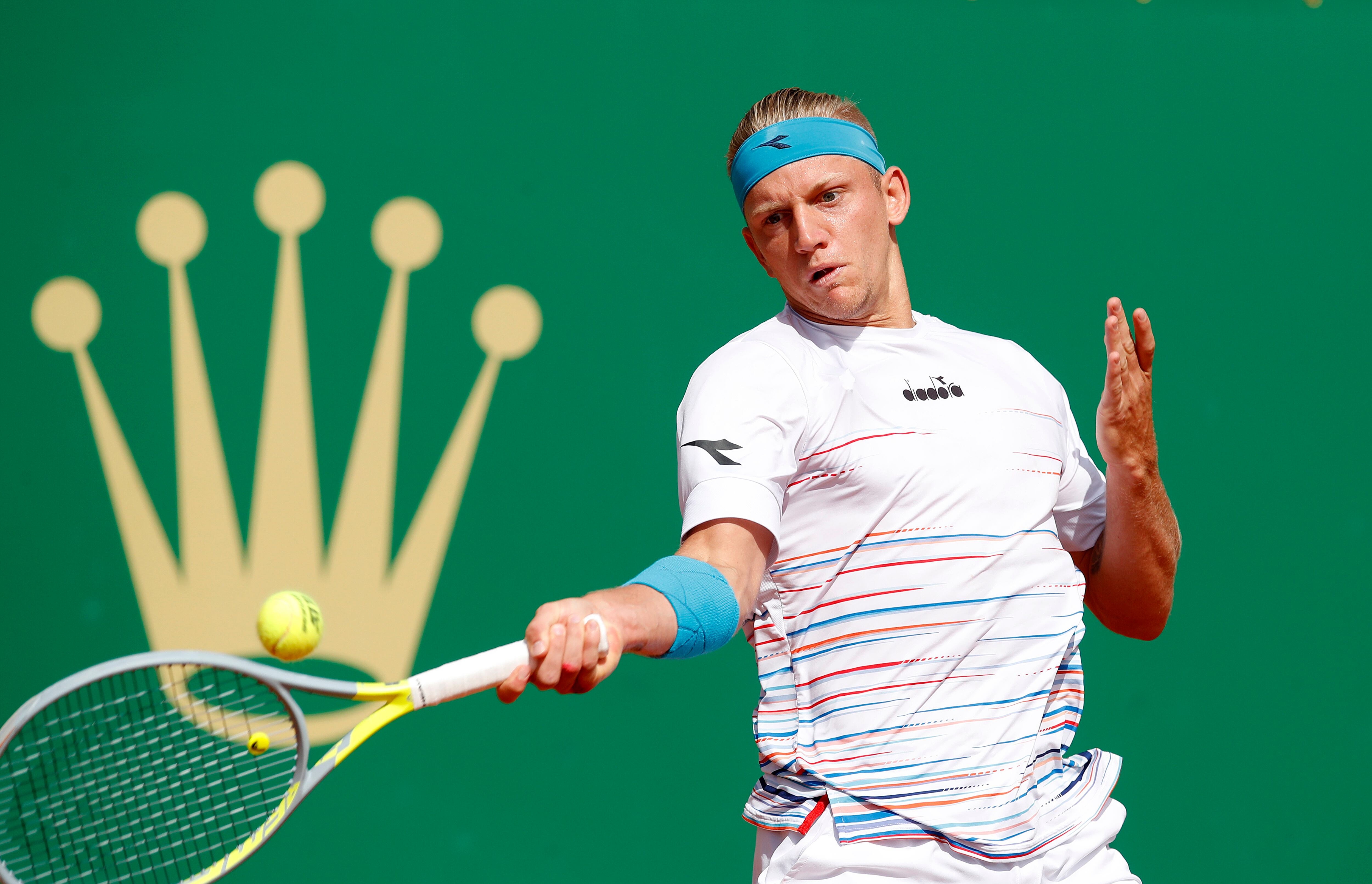 Davidovich y Dimitrov juegan las semifinales del ATP de Montecarlo el 16 de abril a las 13.30 horas EFE/EPA/SEBASTIEN NOGIER