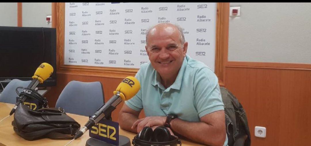 José Reina en una entrevista en Radio Albacete
