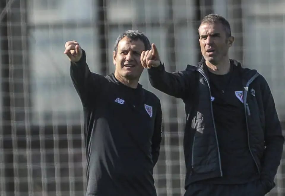Patxi Ferreira y Garitano en su etapa en el Athletic.