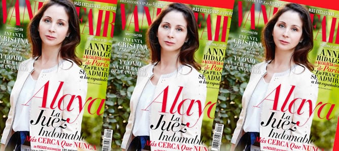 Captura de pantalla de la web de 'Vanity Fair' en la que aparece la jueza Alaya