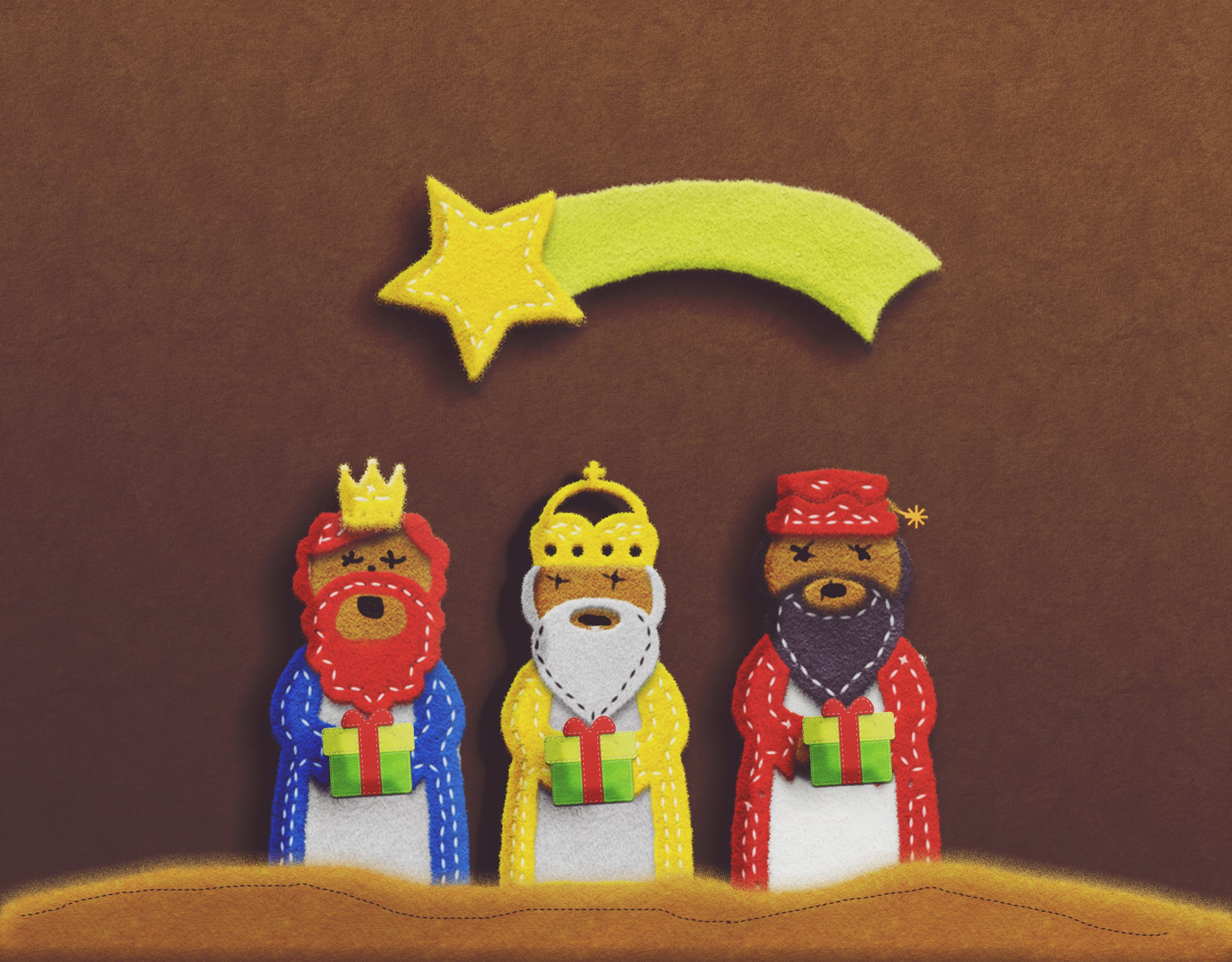 Los tres Reyes Magos