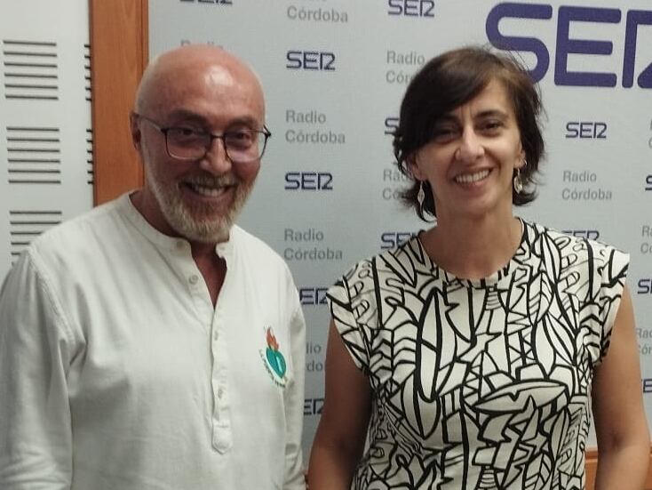 Miguel David Pozo, junto a María José Martínez.