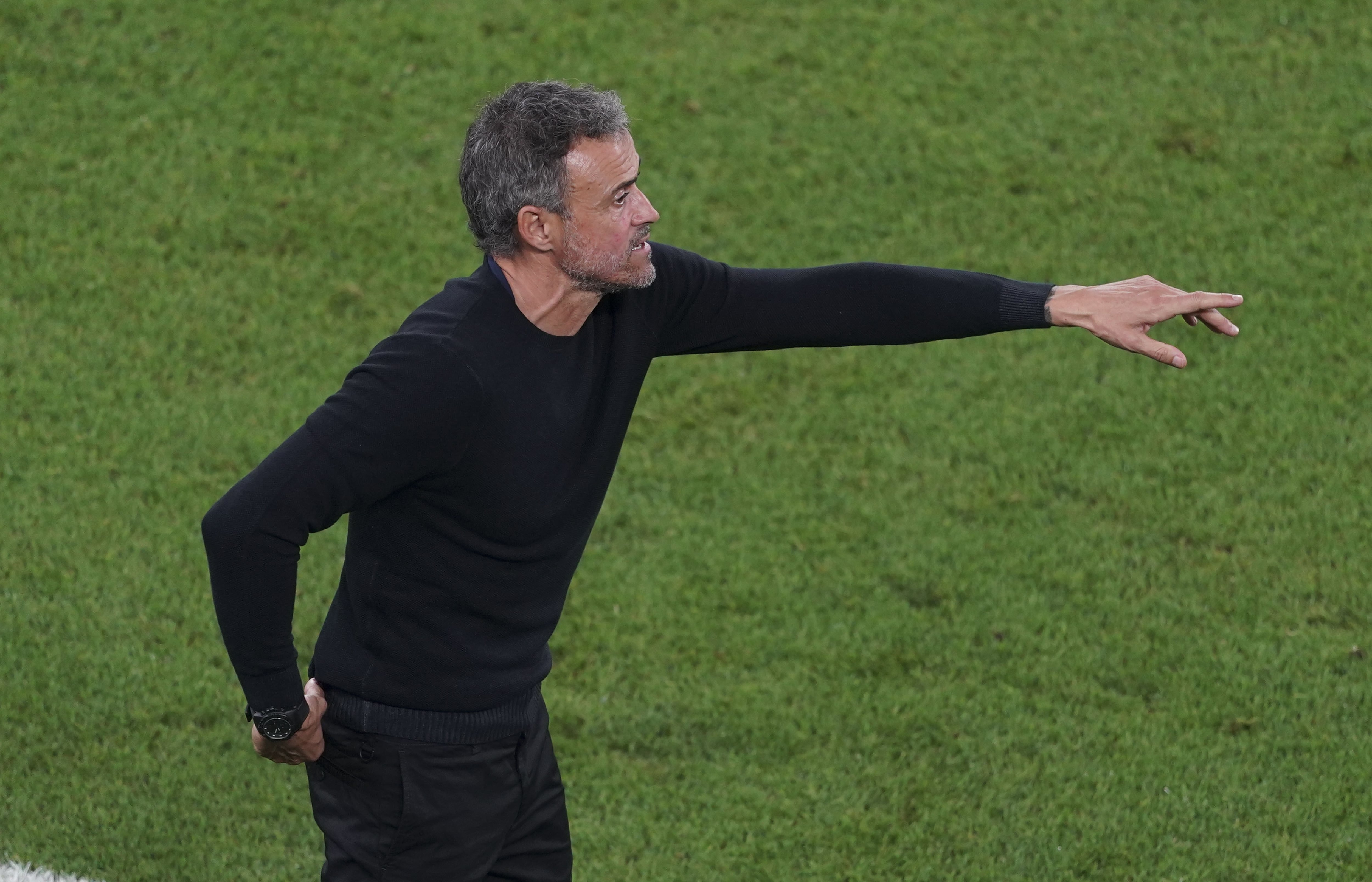 Luis Enrique, durante el Mundial.