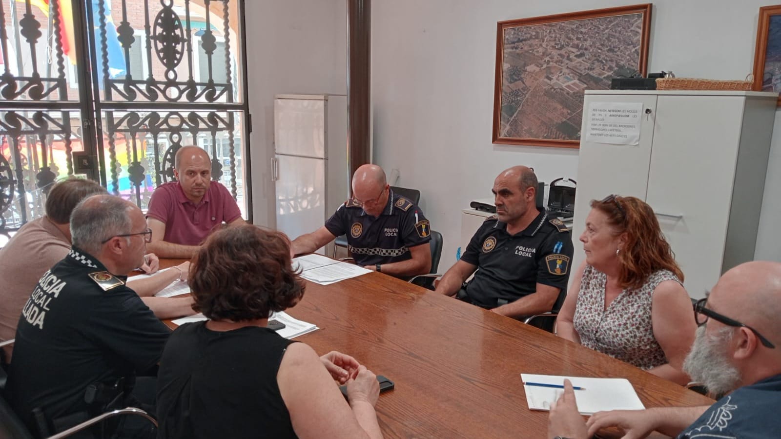 Primera reunión de coordinación en Vallada