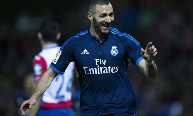 El delantero del Real Madrid Karim Benzema.