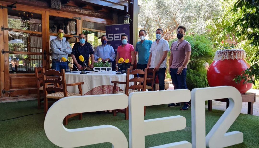 Jose Antonio Sánchez, Pepe Pallarés, Domingo Camacho, Txema Almela, Jorge Fenor, Xavi Julià y Rubén González