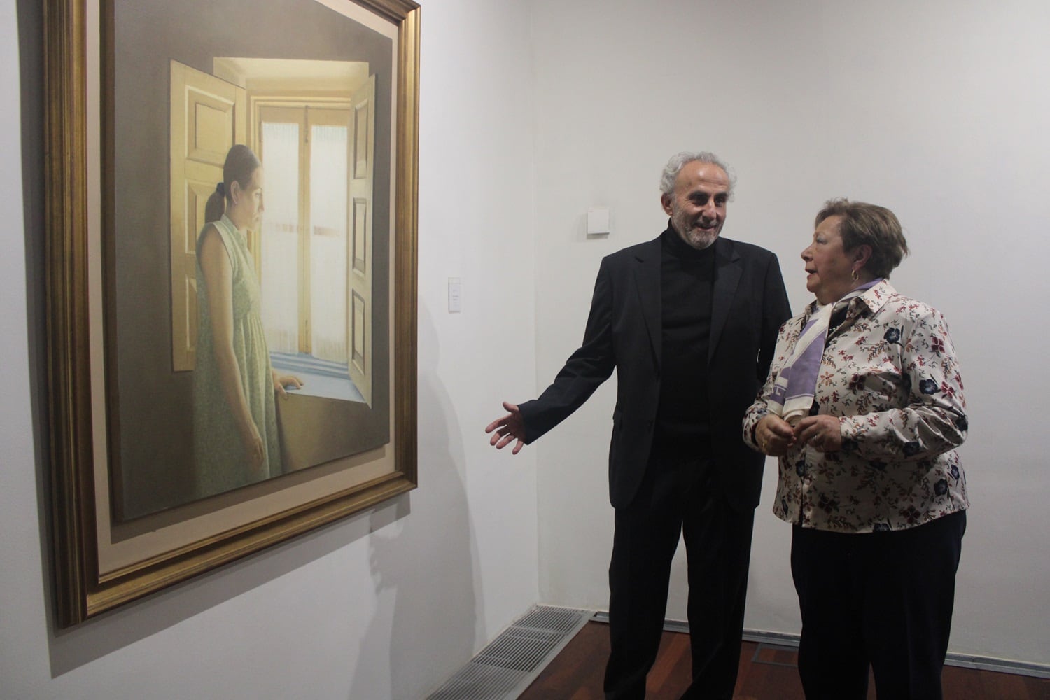 Ricardo Sánchez con la Presidenta de la Fundación Ávila, Dolores Ruiz Ayúcar