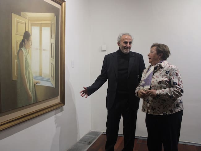 Ricardo Sánchez con la Presidenta de la Fundación Ávila, Dolores Ruiz Ayúcar