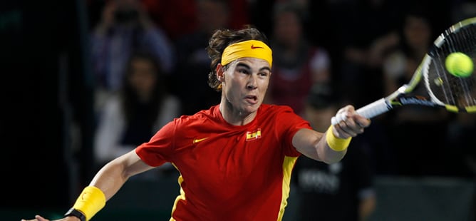 Nadal juega con España en la Copa Davis