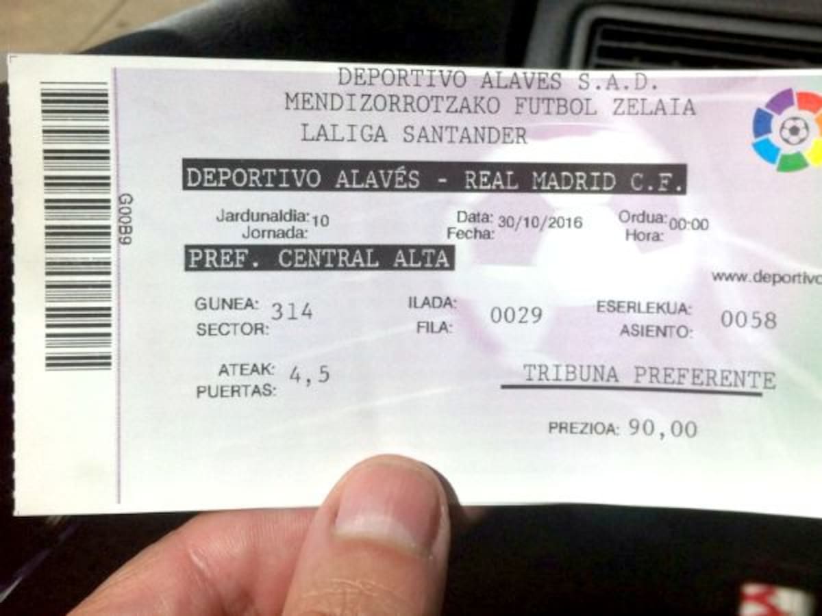 El Alavés declara el partido contra el Real Madrid como "Día del Club"