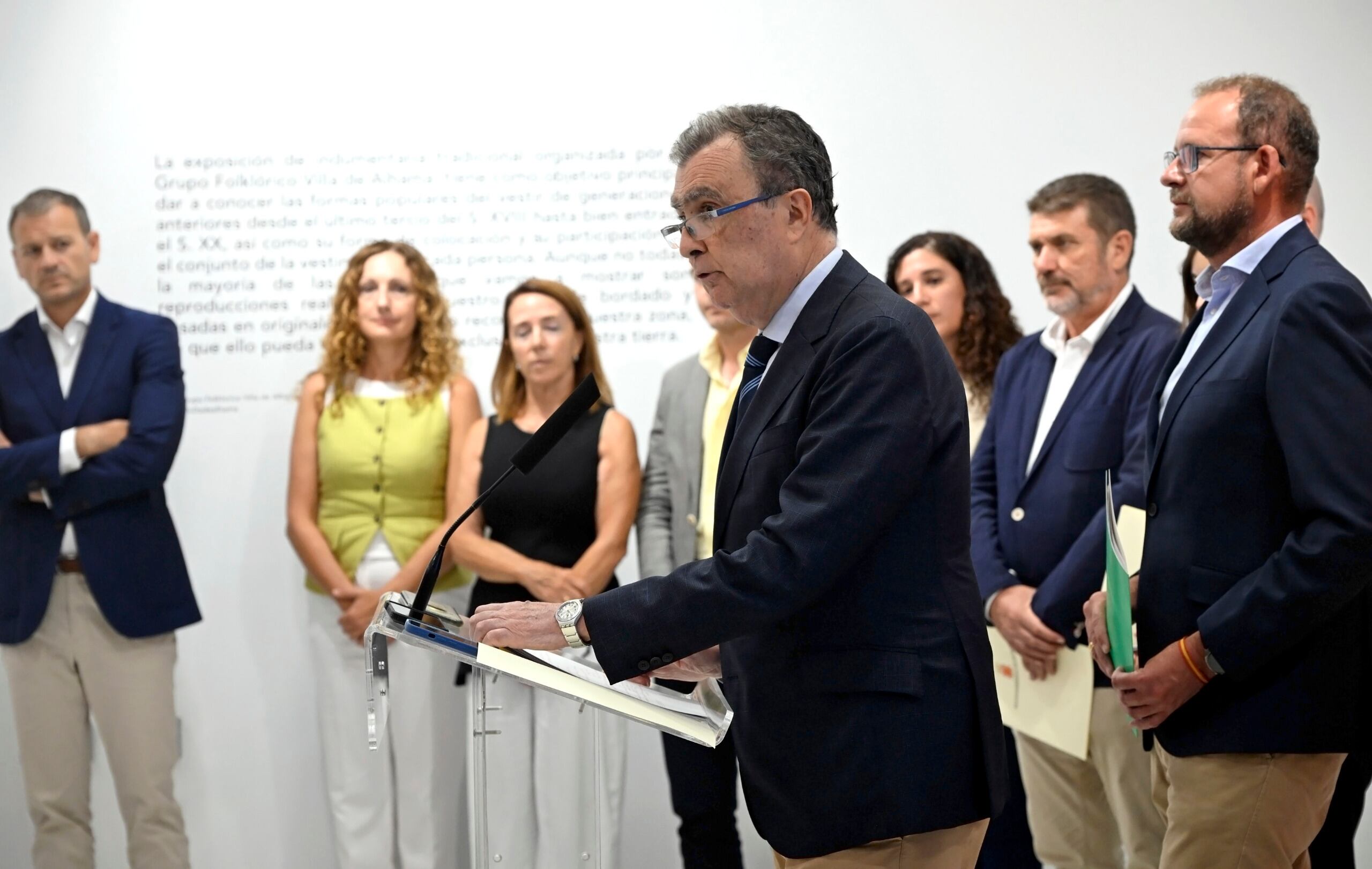José Ballesta, alcalde de Murcia, presentando la licitación del Parque Metropolitano Oeste