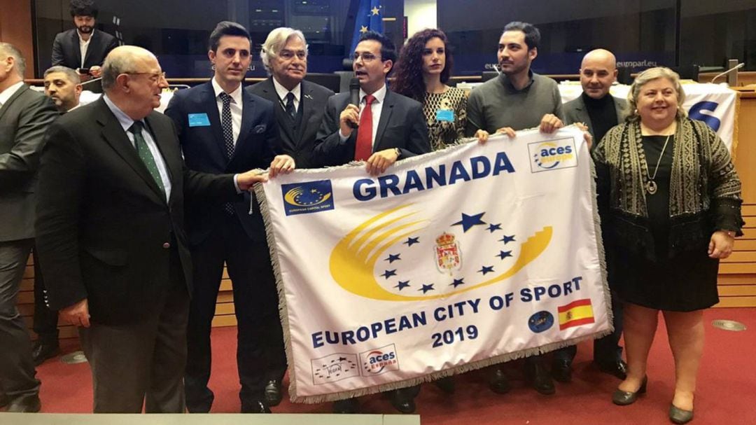 Delegación granadina destacada en Bruselas