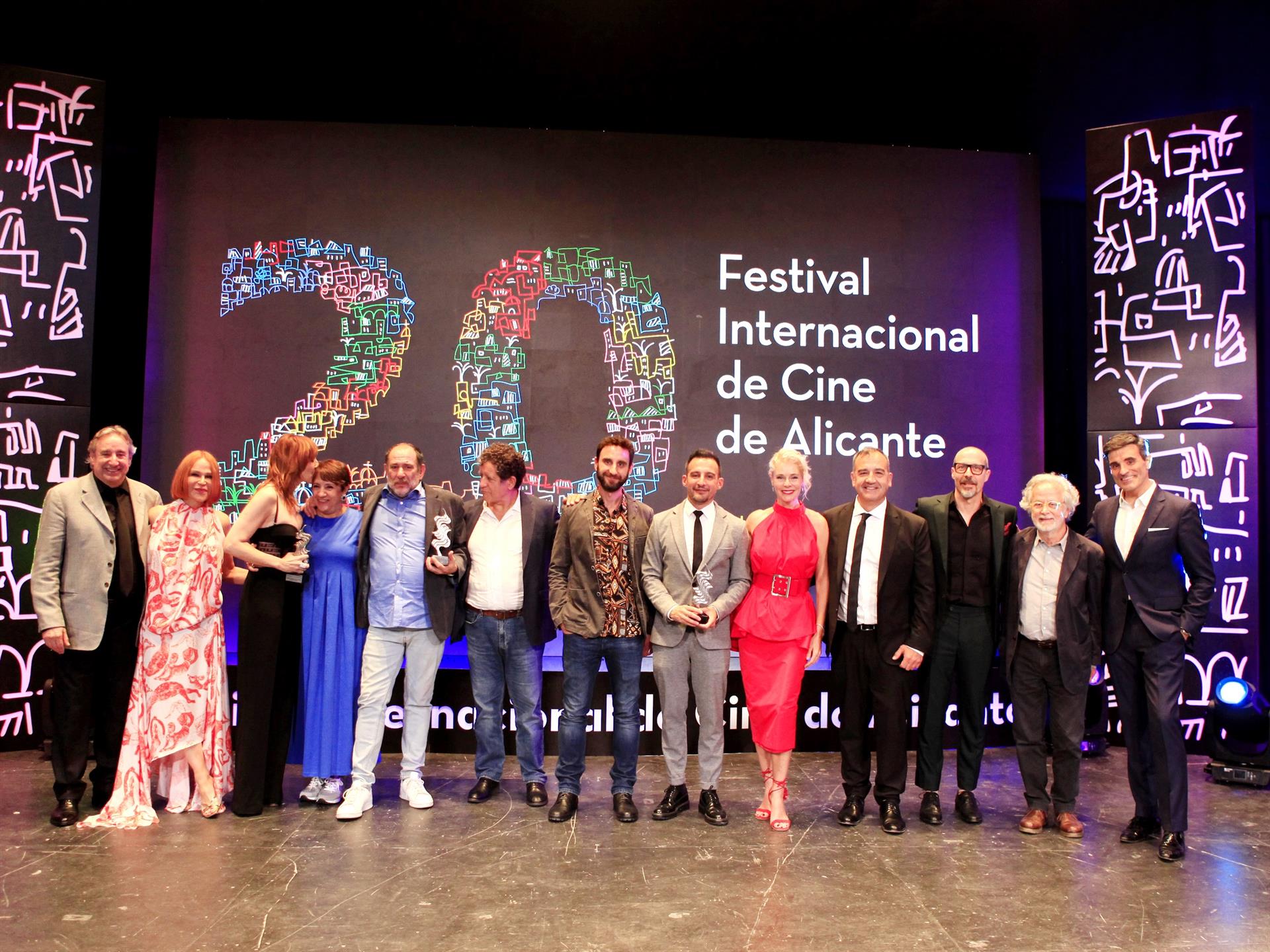 Premiados en la gala inaugural del 20º Festival Internacional de Cine de Alicante