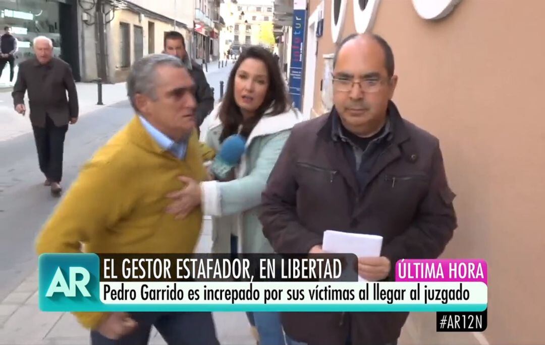 Captura de imagen del vídeo emitido en el programa de Ana Rosa