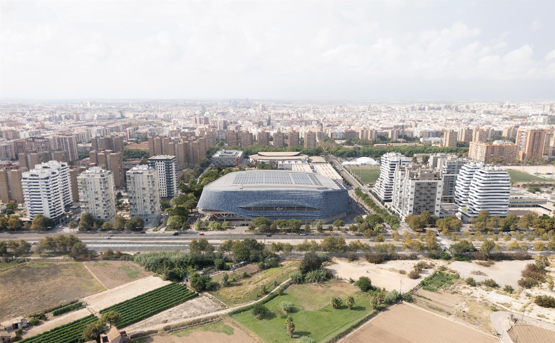 Imagen del diseño del Roig Arena