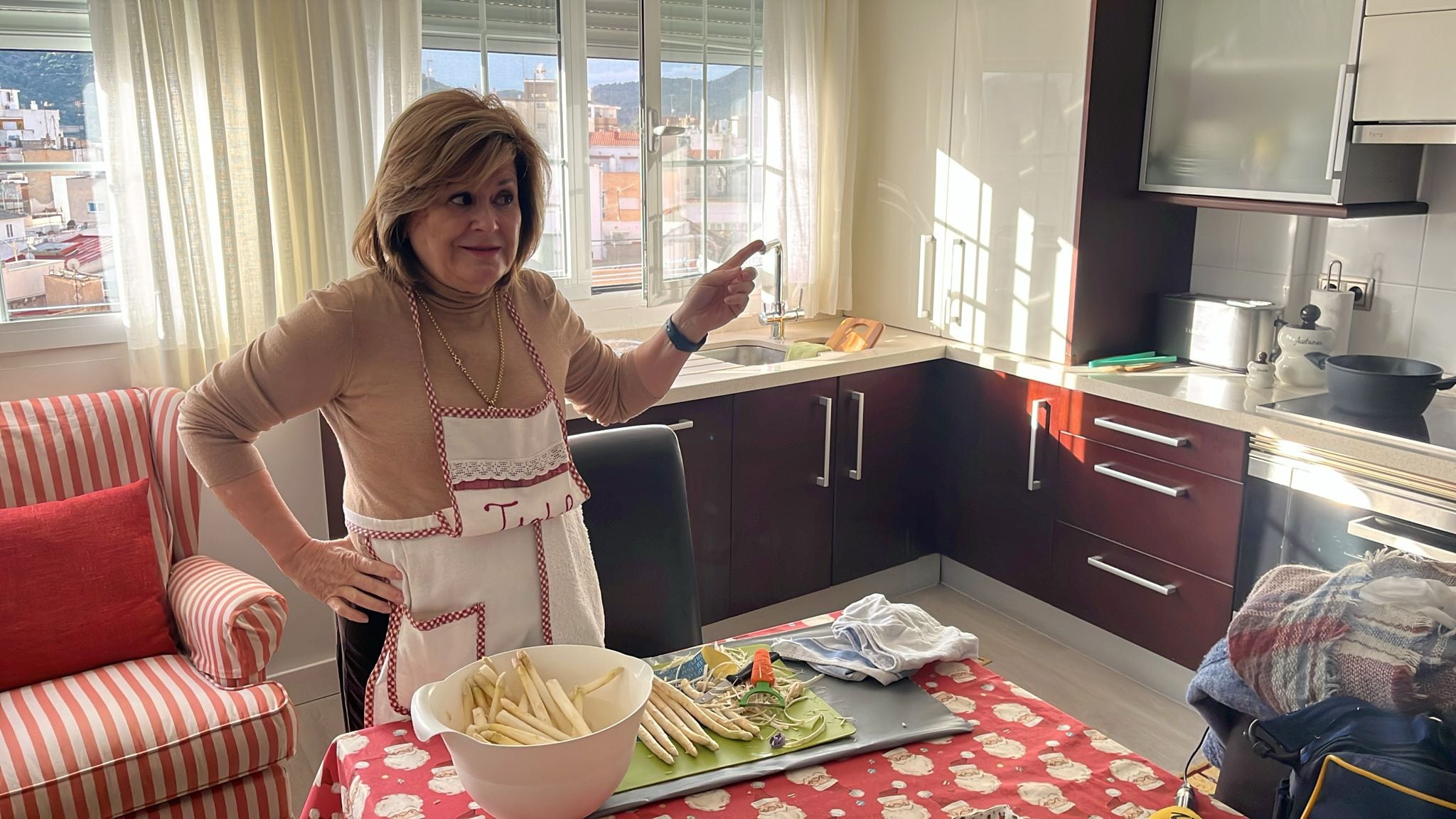 El espíritu de la Nochebuena en casa de Isabel, calamares rellenos, croquetas y cariño a fuego lento